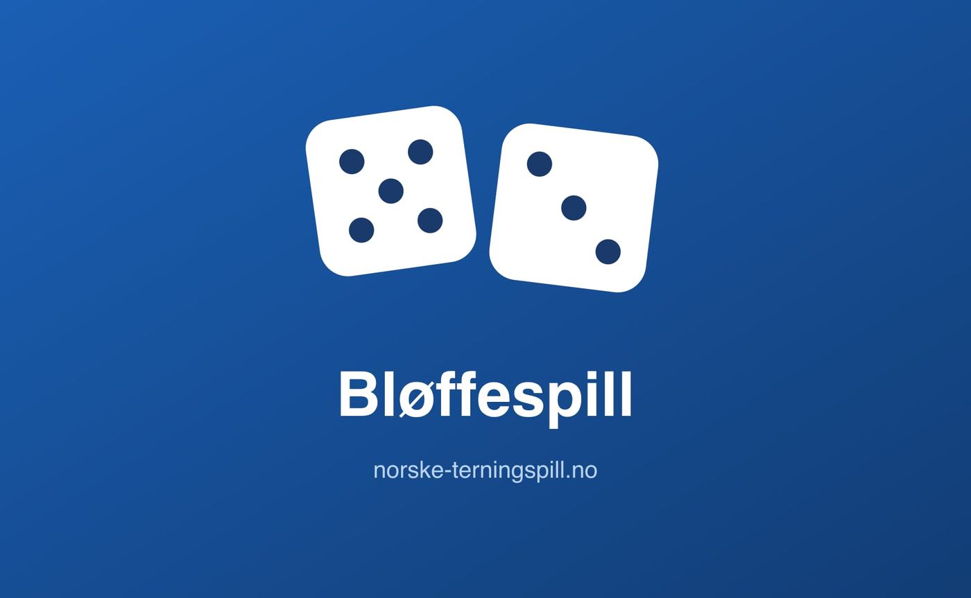 Bløffespill med terninger og kopper