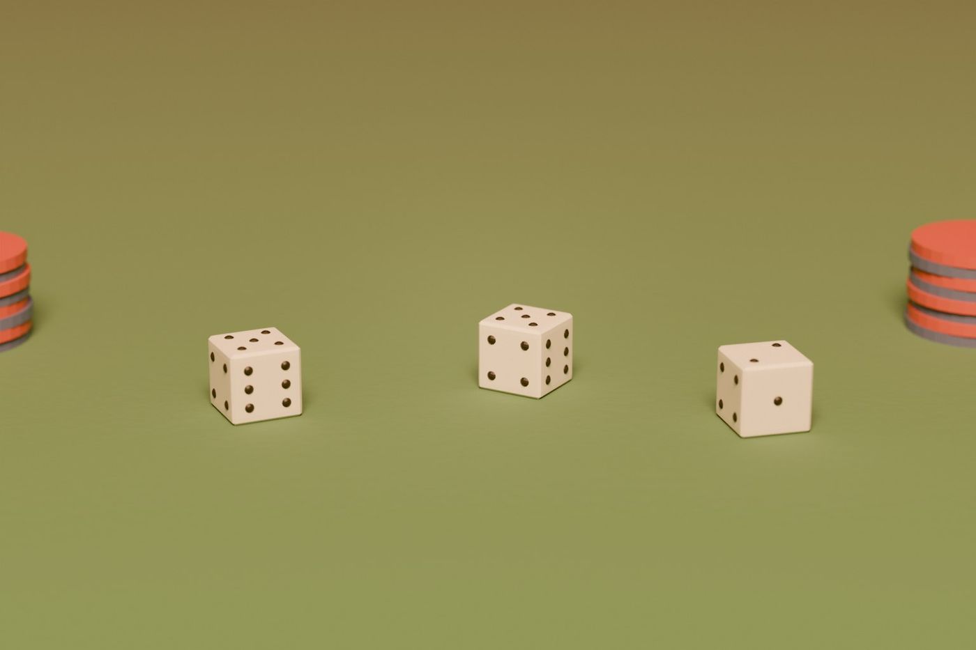 Illustrasjon til Chuck-a-Luck: Spillets gang