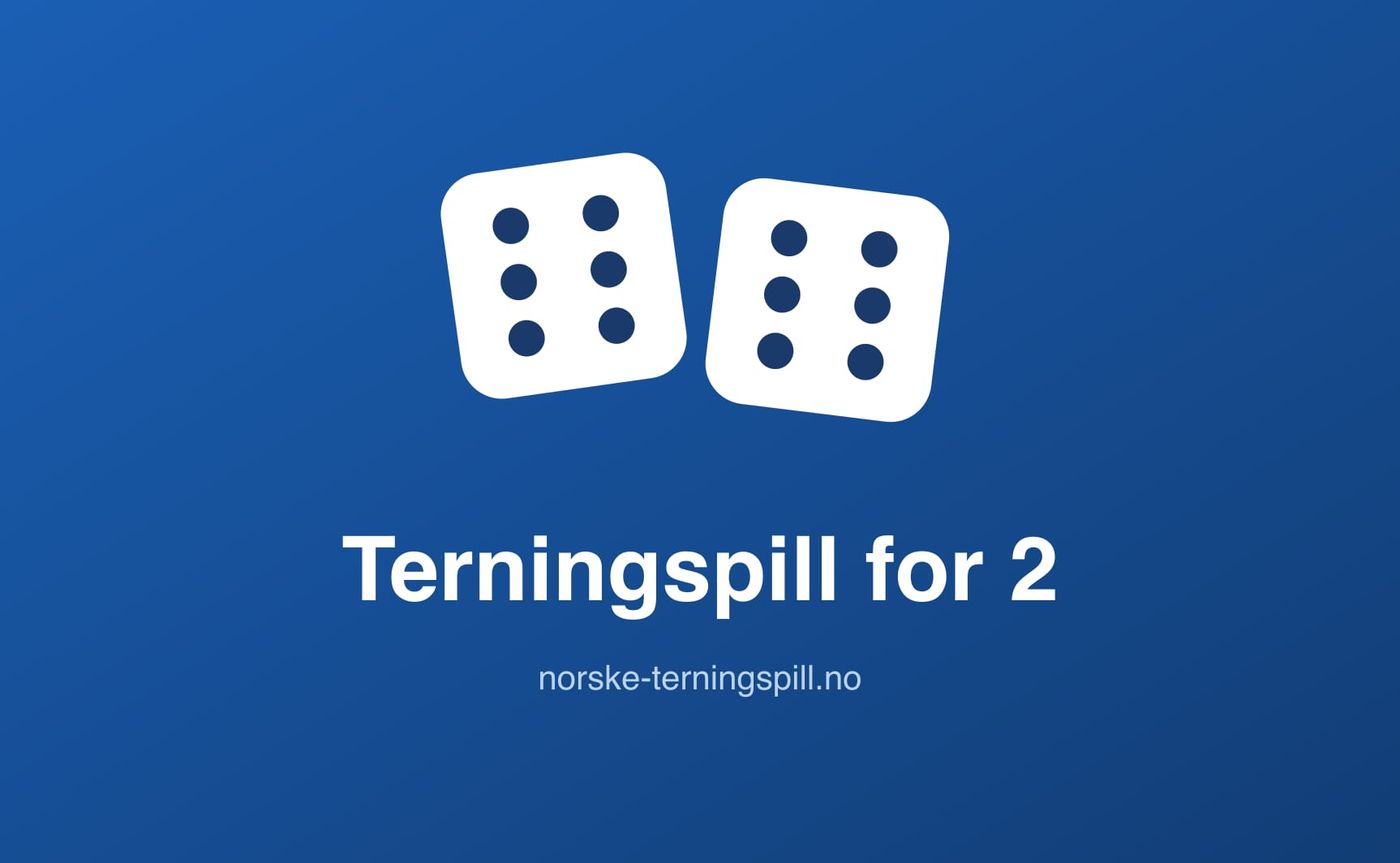 Terningspill for 2 spillere