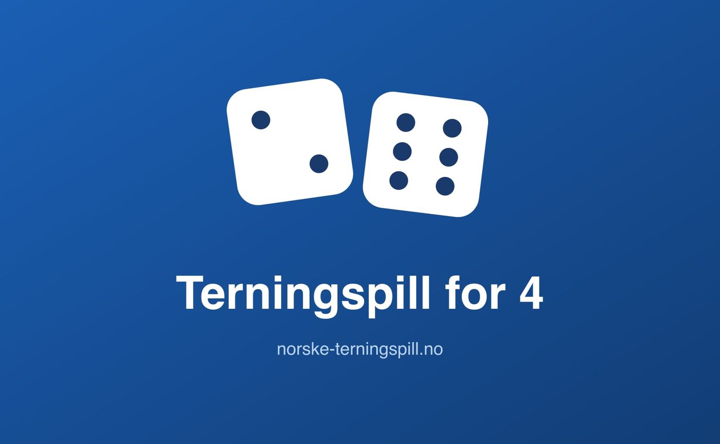 Terningspill for 4 spillere