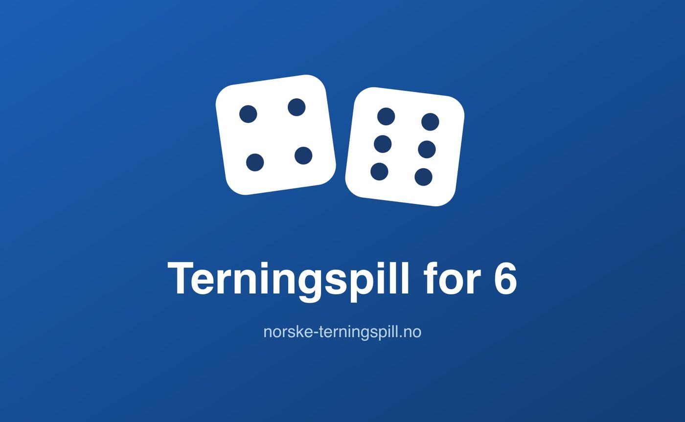 Terningspill for 6 spillere