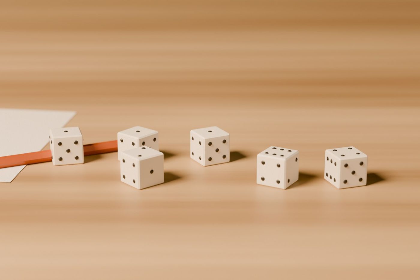 Illustrasjon til Farkle: Spillets gang