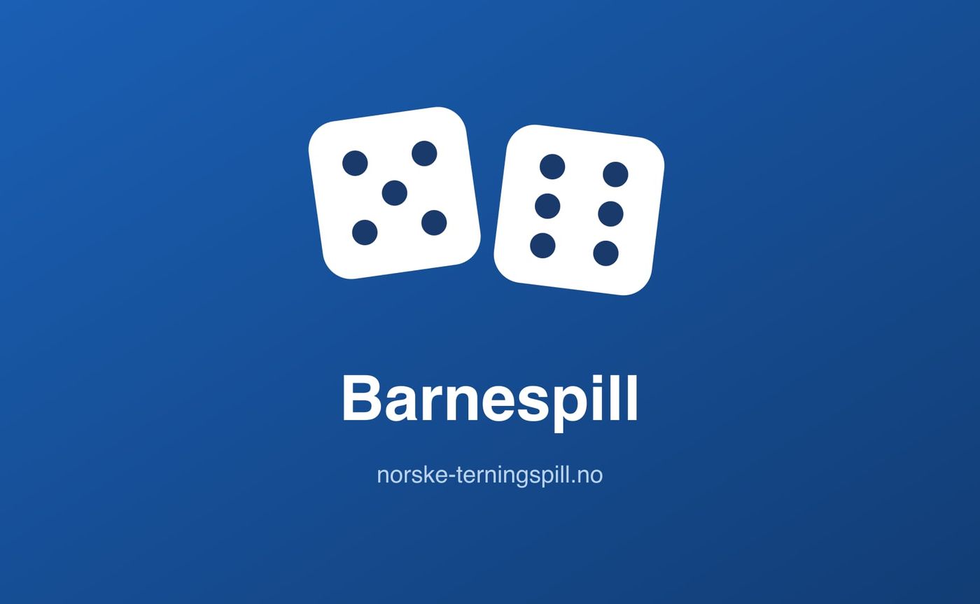 Terningspill for barn