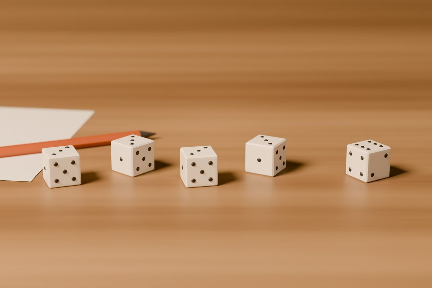 Illustrasjon til Triple Yahtzee: Spillets gang